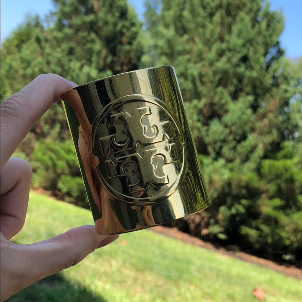 Tory Burch gold cuff bracelet